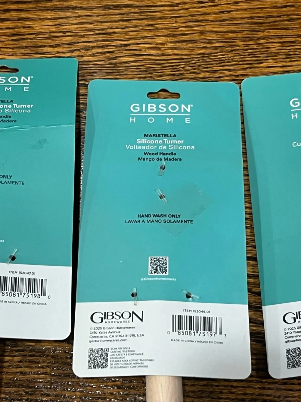 Gibson Home Maristella 3-Piece Silicone Kitchen Utensil Set – NWT